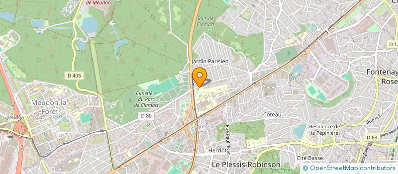 localisation de l'entreprise ASSOC PEDIATRIQ GROUPE ACCUEIL RECHERCHE à CLAMART