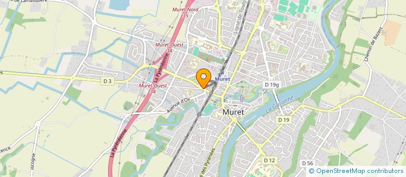localisation de l'entreprise ASSOC PEINTRES AMATEURS DE MURET à MURET