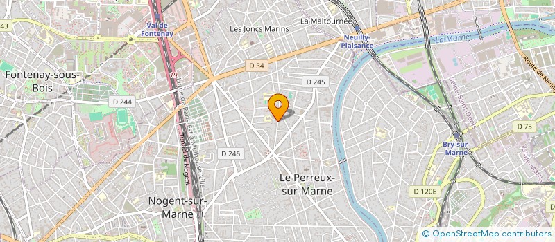 localisation de l'entreprise ASSOC PERREUX SOIN NON INFIRM SERV DOM à LE PERREUX-SUR-MARNE