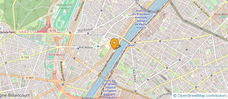 localisation de l'entreprise ASSOC PETIT PERRIN BINET à PARIS