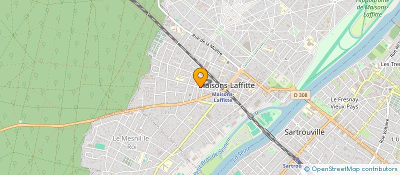 localisation de l'entreprise ASSOC PILOTAGE AUTO MOTO CASCA à MAISONS-LAFFITTE
