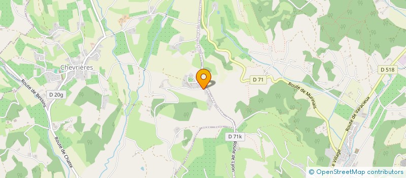 localisation de l'entreprise ASSOC POIL DE CAROTTE à CHEVRIERES