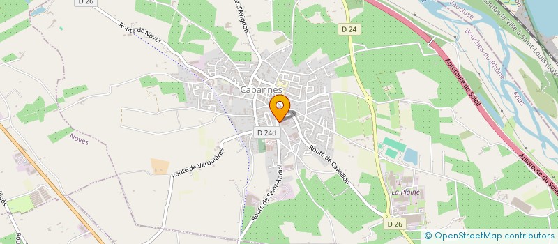 localisation de l'entreprise ASSOC POLYSONS  CABANNES