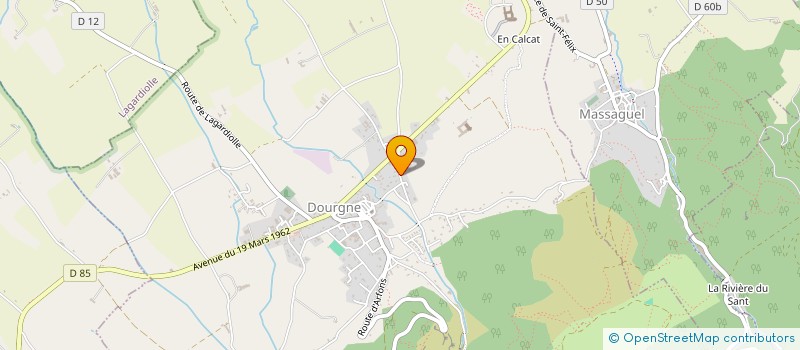 localisation de l'entreprise ASSOC POPULAIRE AIDE FAMILIALE à DOURGNE