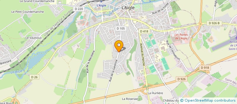 localisation de l'entreprise ASSOC POPULAIRE FAMILIALE à L'AIGLE