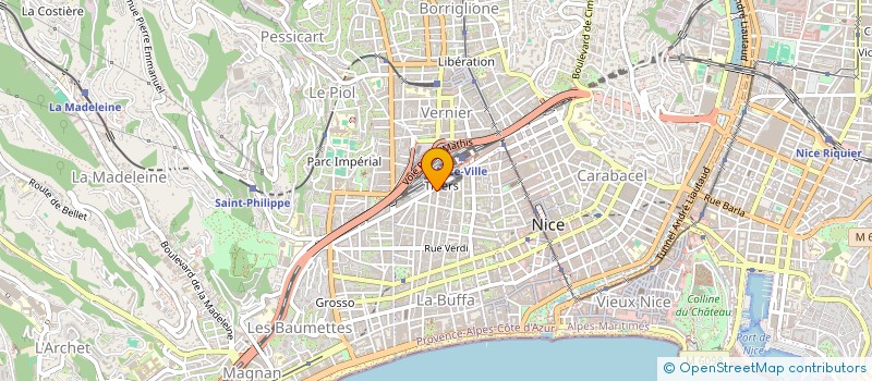 localisation de l'entreprise ASSOC POPULAIRE VACANCES FAMIL à NICE