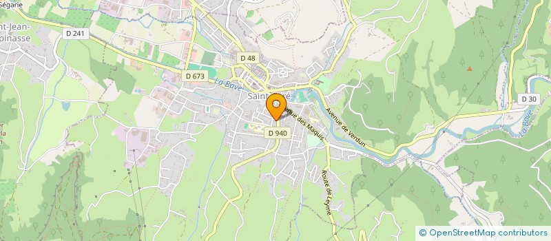 localisation de l'entreprise ASSOC POU UNE RADIO DE PROXIMITE  SAINT-CERE