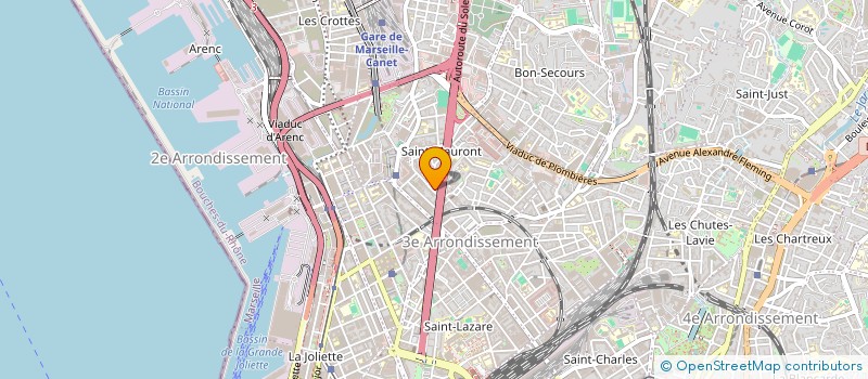 localisation de l'entreprise ASSOC POUR ACCUEIL SOUTIEN ORIENTATION à MARSEILLE