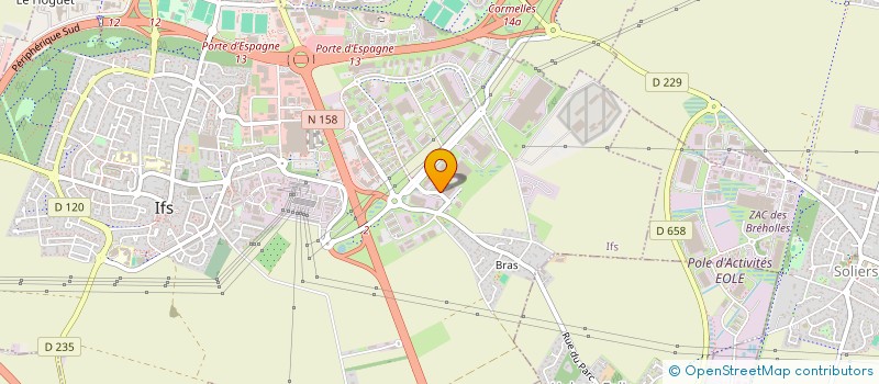 localisation de l'entreprise ASSOC POUR ADULTES ET JEUNES HANDICAPES  IFS