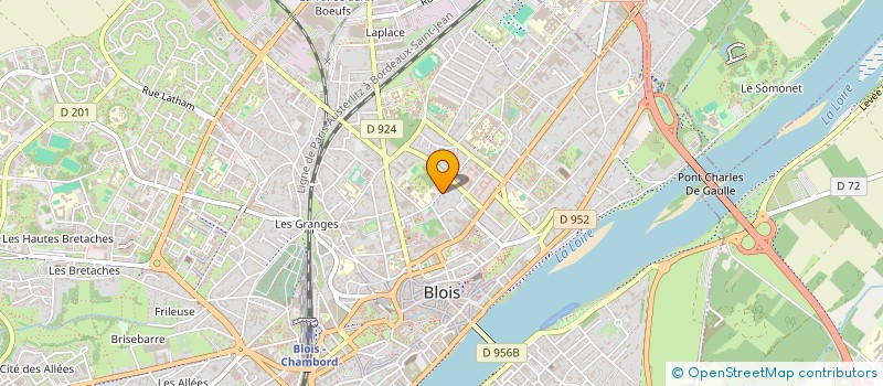 localisation de l'entreprise ASSOC POUR ADULTES ET JEUNES HANDICAPES à BLOIS