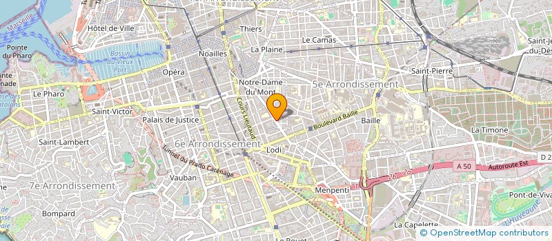 localisation de l'entreprise ASSOC POUR ARTS DE LA MODE ET DU COSTUME à MARSEILLE