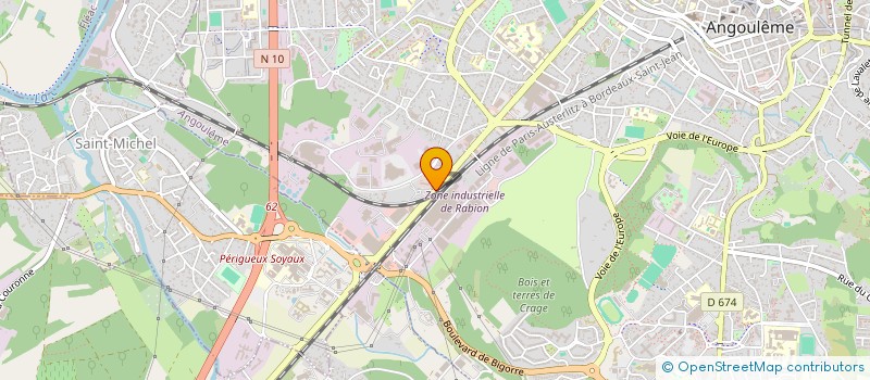 localisation de l'entreprise ASSOC POUR DEVELOP DE L'INFORM ITINERANT à ANGOULEME