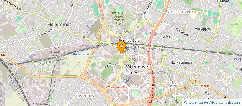 localisation de l'entreprise ASSOC POUR DEVELOP ECHANGES ARTISTIQUES à VILLENEUVE-D'ASCQ