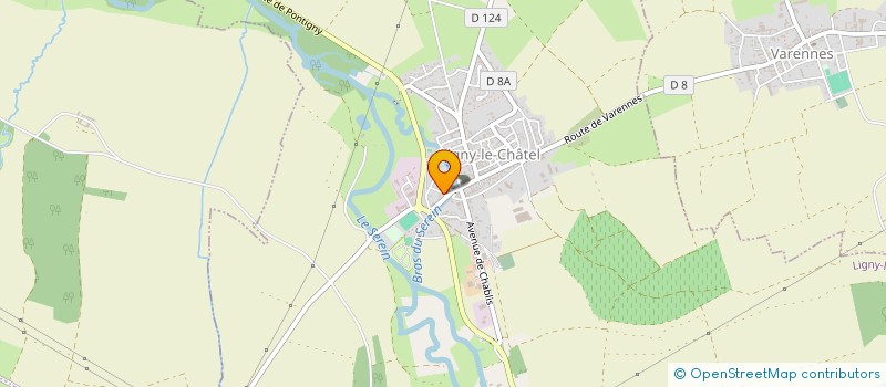 localisation de l'entreprise ASSOC.POUR DEVELOPPEMENT AVICULTURE BGN.  VARENNES