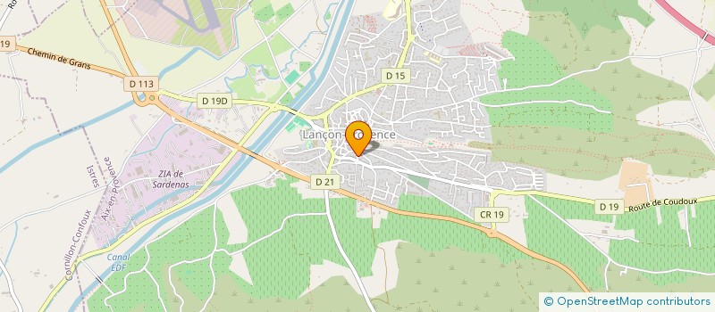 localisation de l'entreprise ASSOC POUR DEVELOPPEMENT CONSULTANCE  LANCON-PROVENCE