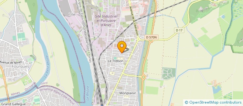 localisation de l'entreprise ASSOC POUR L'ANIMATION DES JEUNES à ARLES