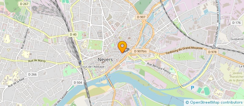 localisation de l'entreprise ASSOC POUR L'ART CONTEMPORAIN à NEVERS