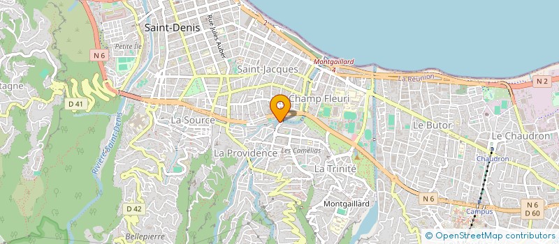 localisation de l'entreprise ASSOC POUR L'ORTHODONTIE DE L'OCEAN INDIEN à SAINT-DENIS