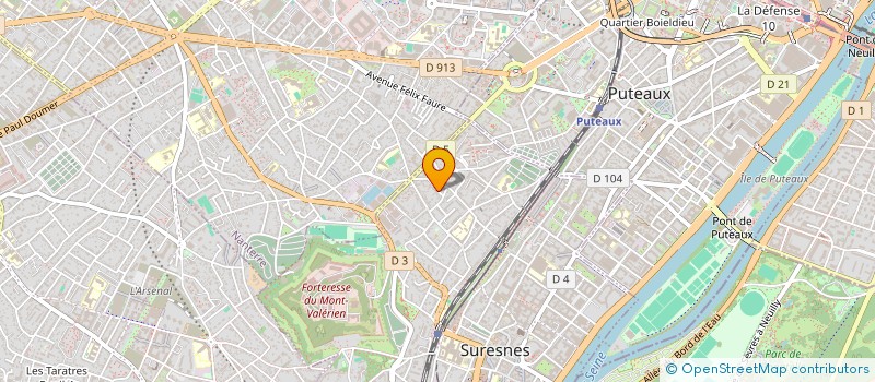localisation de l'entreprise ASSOC POUR LA COMPAGNIE AGNES DENIS à SURESNES