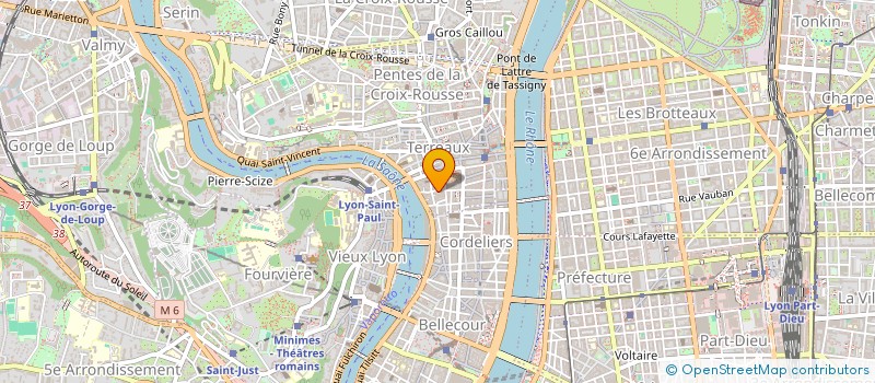 localisation de l'entreprise ASSOC POUR LA CREATION à LYON