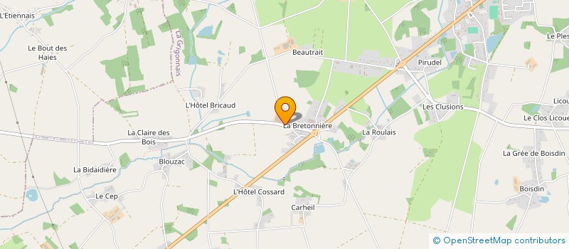 localisation de l'entreprise ASSOC POUR LA CREATION D'UN ABATTOI  LA GRIGONNAIS