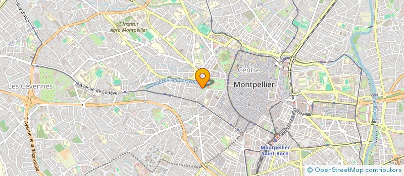 localisation de l'entreprise ASSOC POUR LA CULTURE ET LA FORME à MONTPELLIER