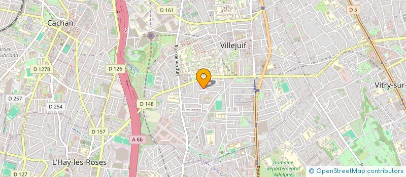 localisation de l'entreprise ASSOC POUR LA DEFENSE DROITS ENFANT COMORIEN à VILLEJUIF