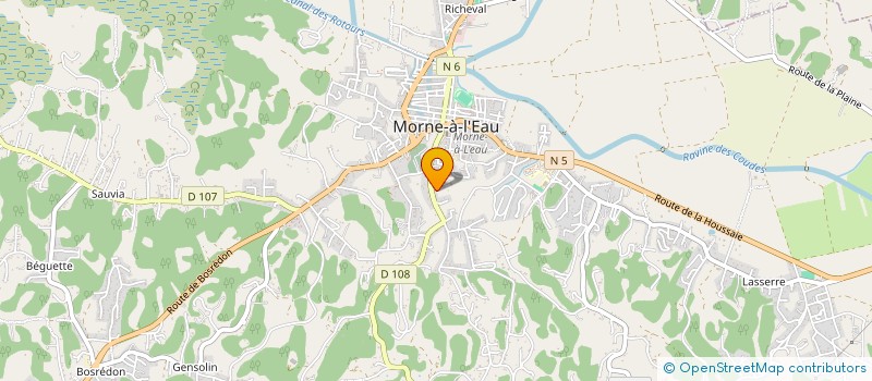 localisation de l'entreprise ASSOC POUR LA FORMATION ET L'EMPLOI à MORNE A L'EAU