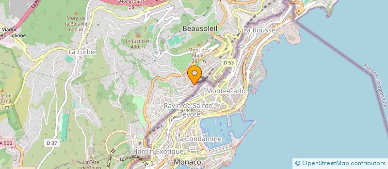 localisation de l'entreprise ASSOC POUR LA PROMOTION DE BEAUSOLEIL  BEAUSOLEIL