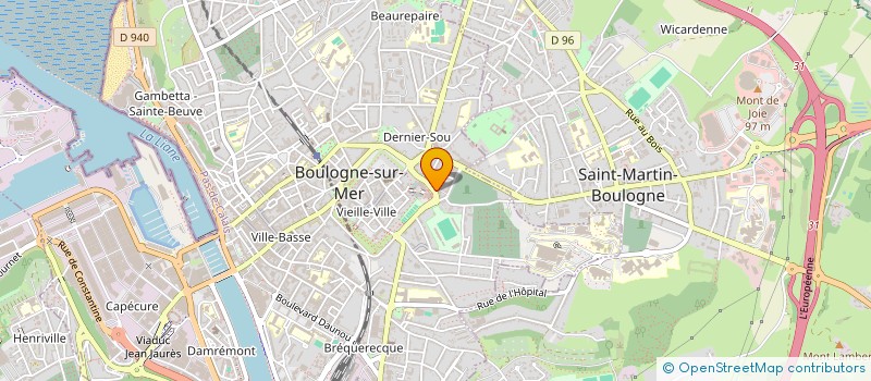 localisation de l'entreprise ASSOC POUR LA PROMOTION DE L INFORMATION à BOULOGNE SUR MER