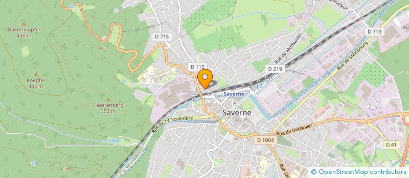 localisation de l'entreprise ASSOC POUR LA PROMOTION DE LA MUSIQUE à SAVERNE