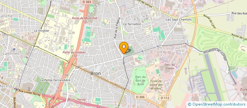 localisation de l'entreprise ASSOC POUR LE BIEN ETRE ET DEVELP QUARTIER CURIAL à BRON