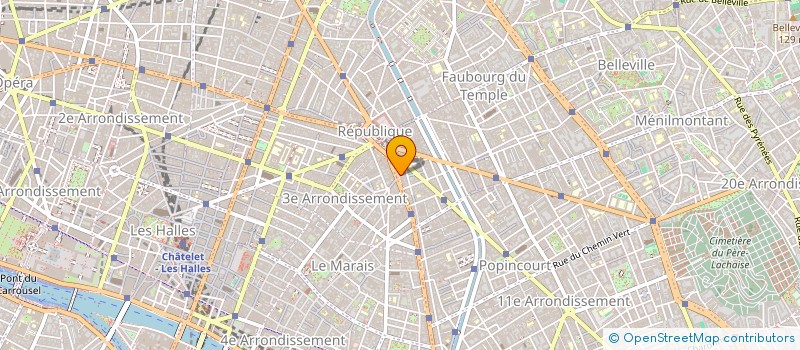 localisation de l'entreprise ASSOC POUR LE CENTRE MICHEL FOUCAULT  PARIS