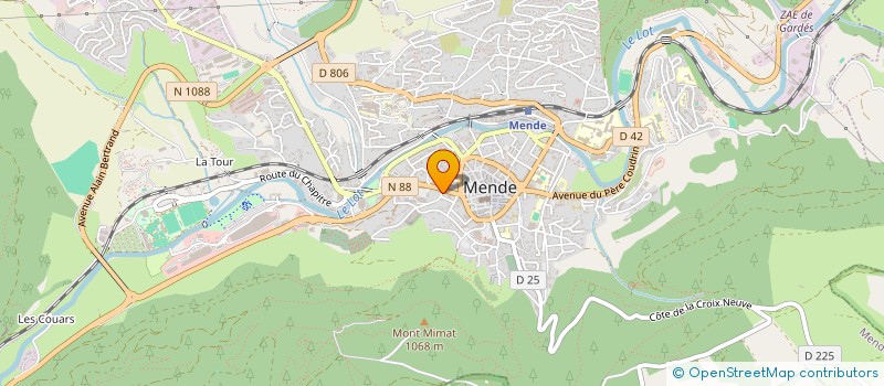 localisation de l'entreprise ASSOC POUR LE DEVELOP DE L OCCITAN à MENDE