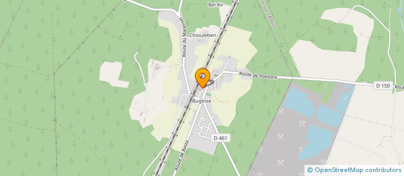 localisation de l'entreprise ASSOC POUR LE DEVELOPEMENT DU RODEO à ST-VINCENT-DE-PAUL