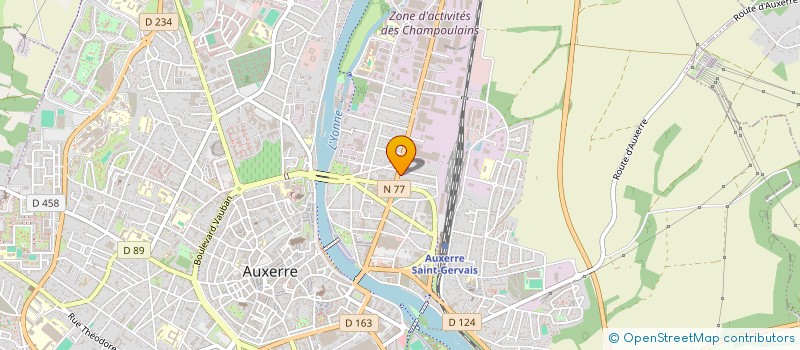localisation de l'entreprise ASSOC.POUR LES TRAVAILLEURS SANS EMPLOI à AUXERRE