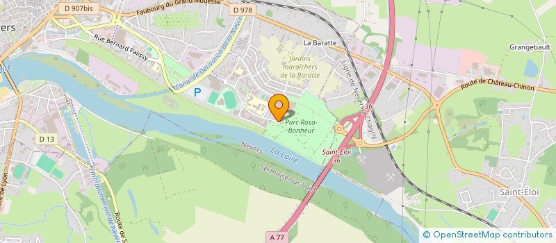 localisation de l'entreprise ASSOC. POUR VALORIS.EMPL.NIEVRE RURAL à NEVERS