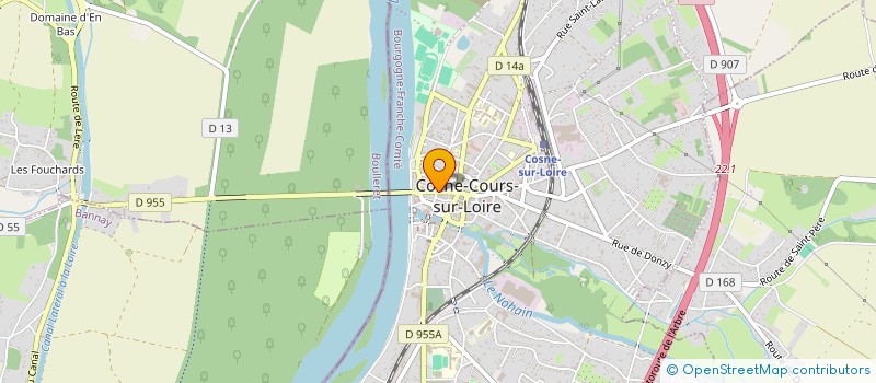 localisation de l'entreprise ASSOC PREFIG ECOLE SDE CHANCE LOIRE N à COSNE-COURS-SUR-LOIRE
