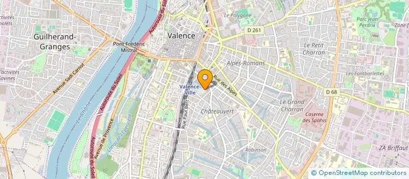 localisation de l'entreprise ASSOC PREMIER SECOURS UNPC DE VALENCE  VALENCE