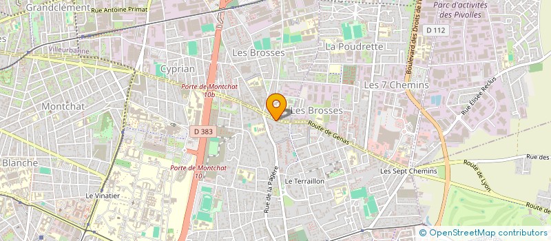 localisation de l'entreprise ASSOC PREVENT VIOLENCE CHEZ L ENFANT à BRON