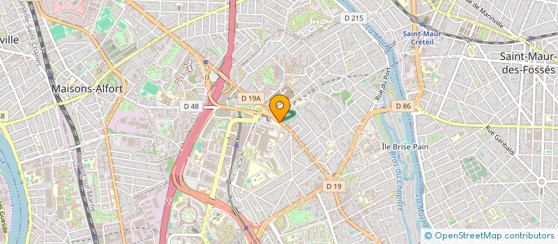localisation de l'entreprise ASSOC PREVENTION LUTTE MALADIE HERITAIRE à CRETEIL