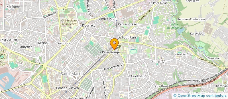 localisation de l'entreprise ASSOC PREVOYANCE SANTE EXPLOITANTS AGRIC à BREST