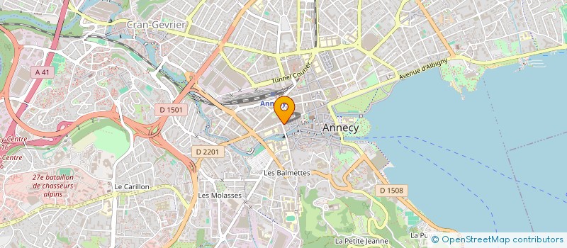 localisation de l'entreprise ASSOC PRIX QUALITE HAUTE SAVOIE à ANNECY