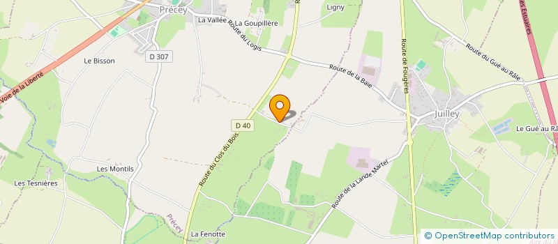 localisation de l'entreprise ASSOC PRODUC FRUIT & LEGUME SUD MANCHE à PRECEY