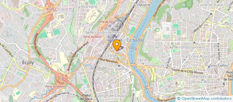 localisation de l'entreprise ASSOC PRODUCT REALISAT ENREGIST SONORE  LYON