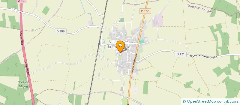 localisation de l'entreprise ASSOC PROFESSIONNELLE DES NATUROPATHES FRANCOPHONES & METIERS ASSOCIES  DOEUIL-SUR-LE-MIGNON