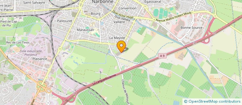 localisation de l'entreprise ASSOC PROMO CINEMA DANS L'AUDE à NARBONNE