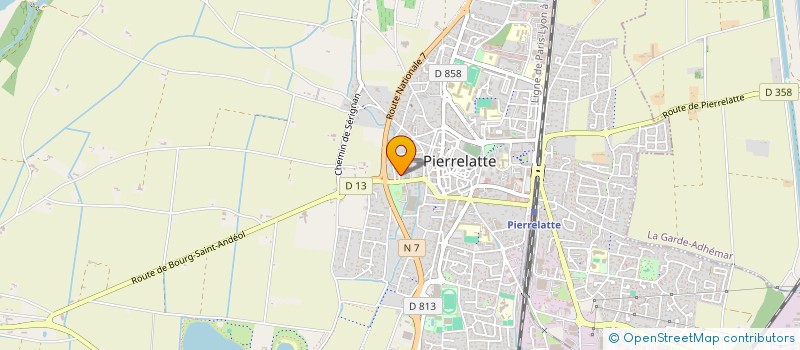 localisation de l'entreprise ASSOC PROMOT SPECT RADIO MTI à PIERRELATTE