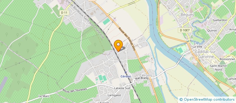 localisation de l'entreprise ASSOC PROMOTION ARTS ET CULTURE  LANDIRAS