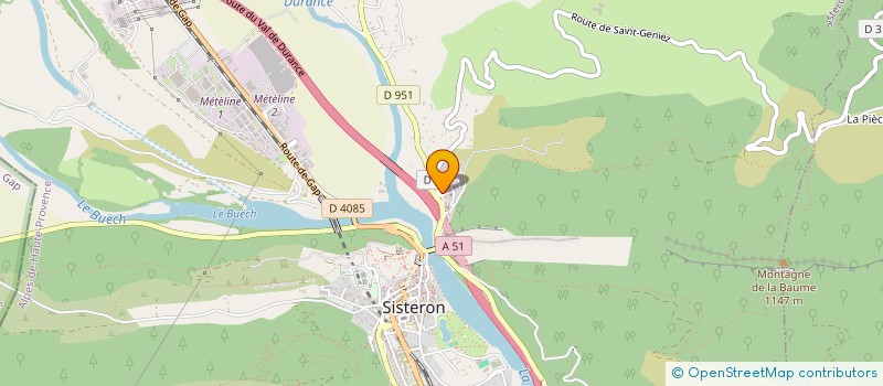 localisation de l'entreprise ASSOC PROMOTION DES ARTS POPULAIRES à SISTERON